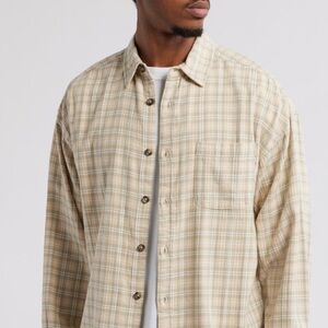 NWT BDG Urban Outfitters
Brushed Check Button-Up Shirt!
